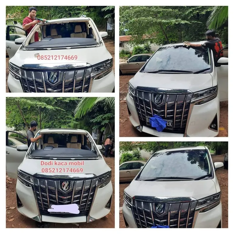 Hasil Akhir Pemasangan Kaca Mobil Dodi Profesional